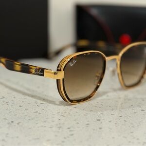 Ray-Ban Ferrari RB3674-M Tortoise Brown Sunglasses